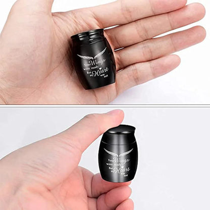 Small Keepsake Urn for Ashes 1.57 Inches Mini Cremation Urn for Pet Ashes Tiny Pet Paw Keepsake Urn Mini Urn for Cat Ashes Holde