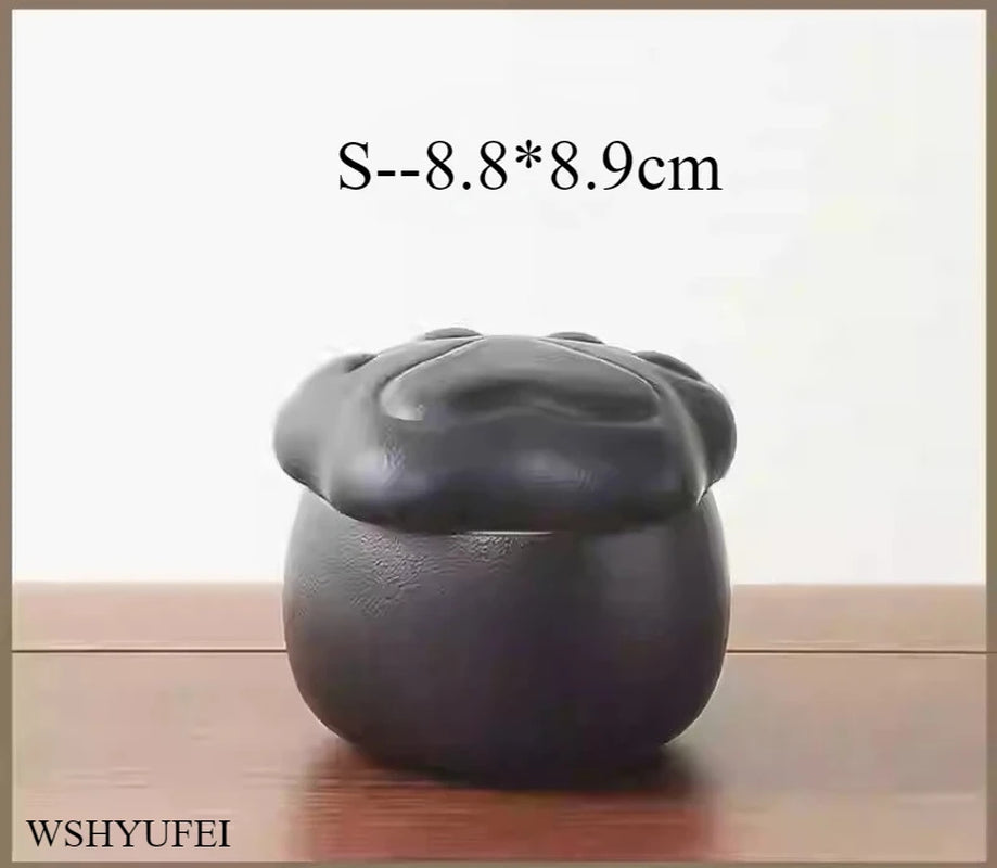 Cute Cat Paw Shape Cremation Urns Funeral Keepsake Pet Dog Cat Cremation Urn Birds Ashes Casket Pets Memorials with Lid